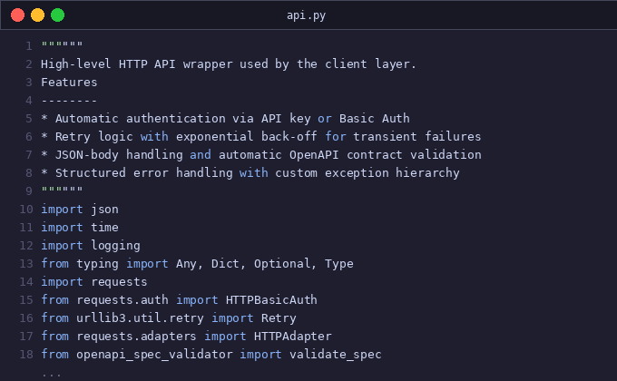 Add OpenAPI mock contract validation