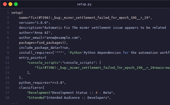 fix(#7396): BUG: Miner Settlement Failed for Epoch 190 -> 19
