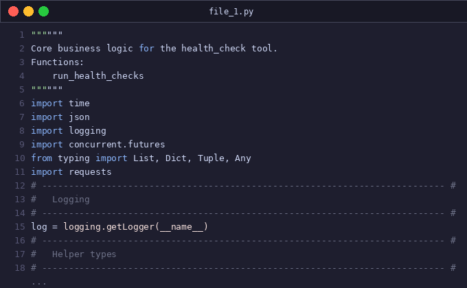 Add configurable timeout and rate limiting to health_check p