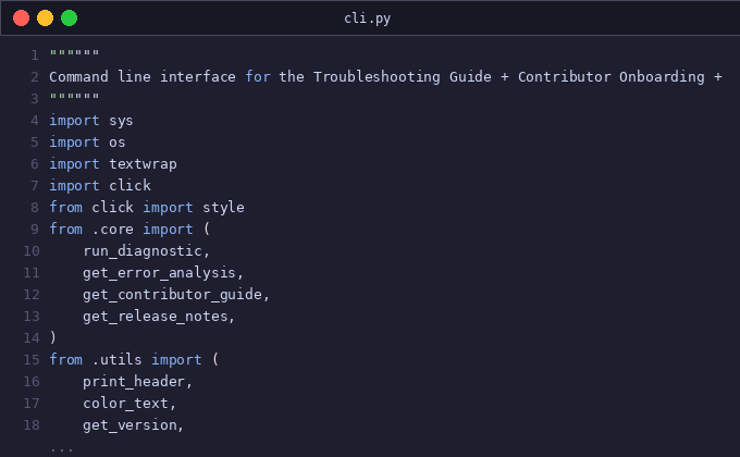 Troubleshooting guide + contributor onboarding + release not