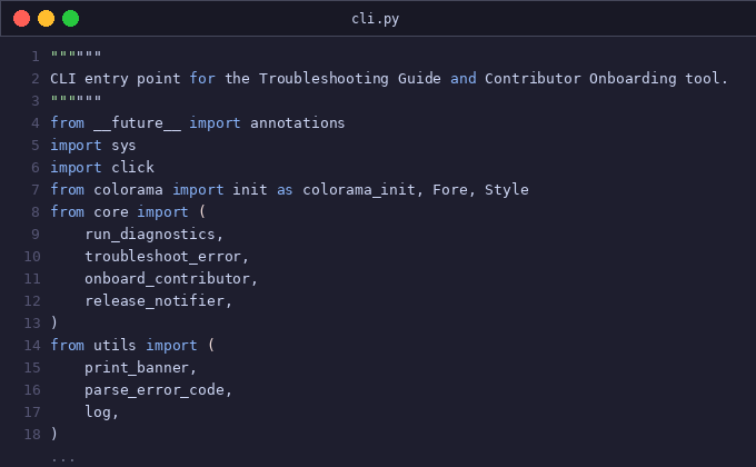 Troubleshooting guide + contributor onboarding + release not