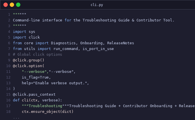 Troubleshooting guide + contributor onboarding + release not