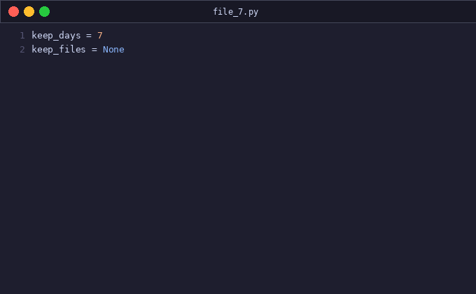 Add frailbox logger rotation retention report