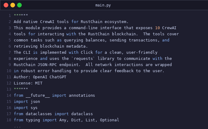Add native CrewAI tools for RustChain ecosystem
