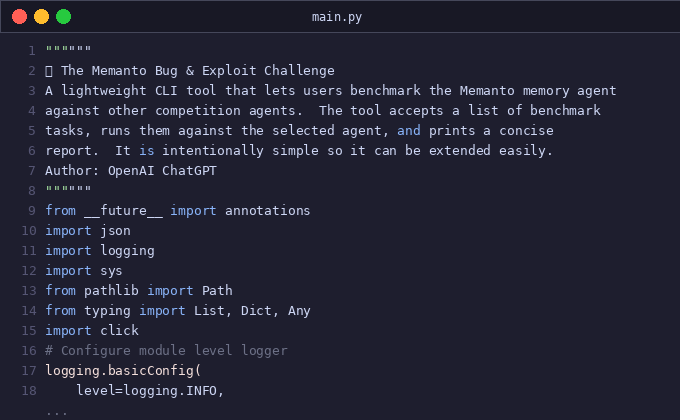 🐜The Memanto Bug & Exploit Challenge