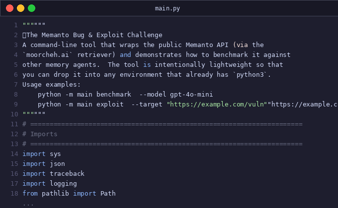 🐜The Memanto Bug & Exploit Challenge