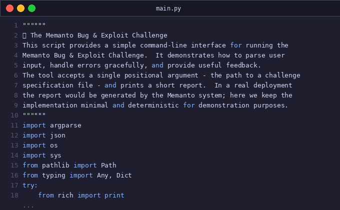 🐜The Memanto Bug & Exploit Challenge