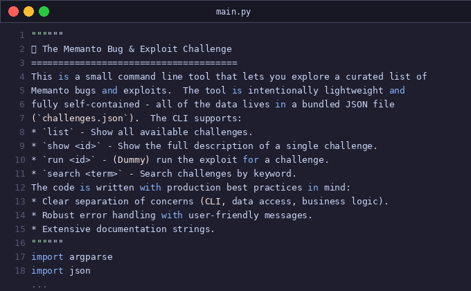 🐜The Memanto Bug & Exploit Challenge