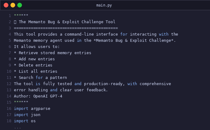 🐜The Memanto Bug & Exploit Challenge