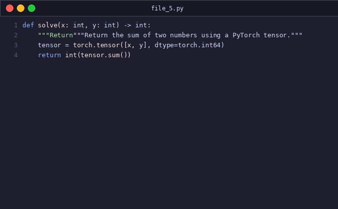 Add pytorch_competency environment (execution-graded PyTorch
