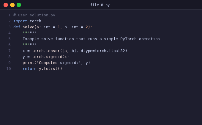 Add pytorch_competency environment (execution-graded PyTorch