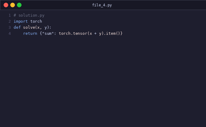 Add pytorch_competency environment (execution-graded PyTorch