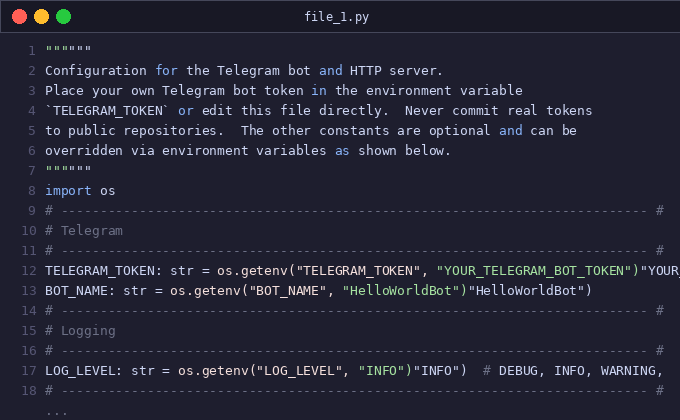 Add a hello-world test endpoint to verify bot detection