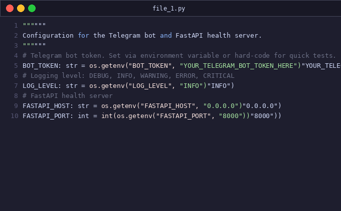 Add a hello-world test endpoint to verify bot detection