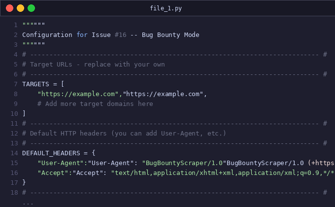 Issue #16 — Bug Bounty Mode