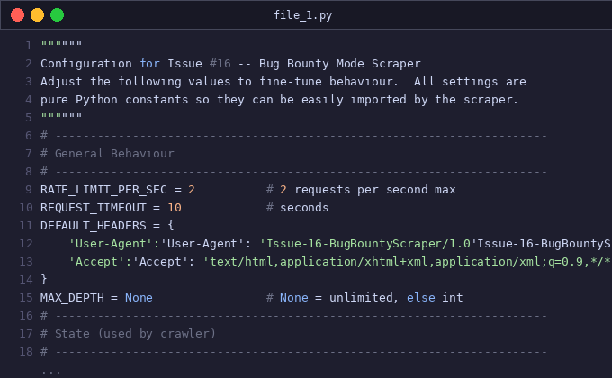 Issue #16 — Bug Bounty Mode