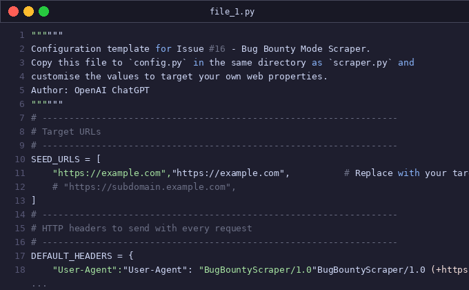Issue #16 — Bug Bounty Mode