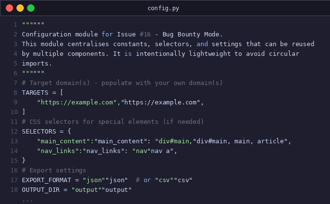Issue #16 — Bug Bounty Mode
