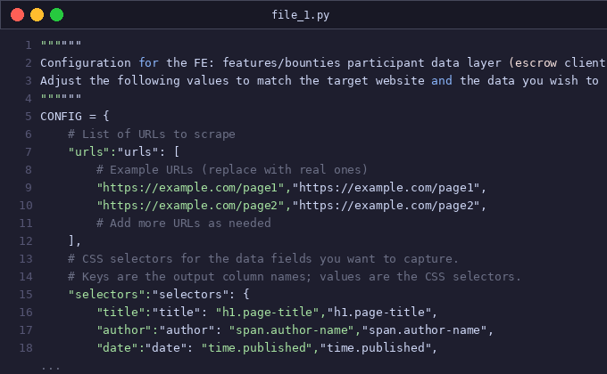 FE: features/bounties participant data layer (escrow client 
